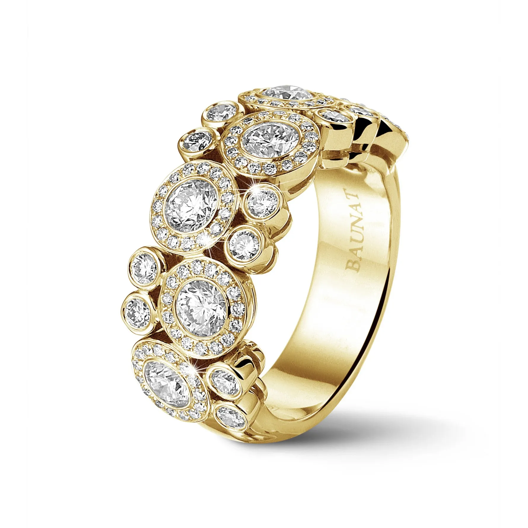 1.80 quilates anillo diamante en oro amarillo 