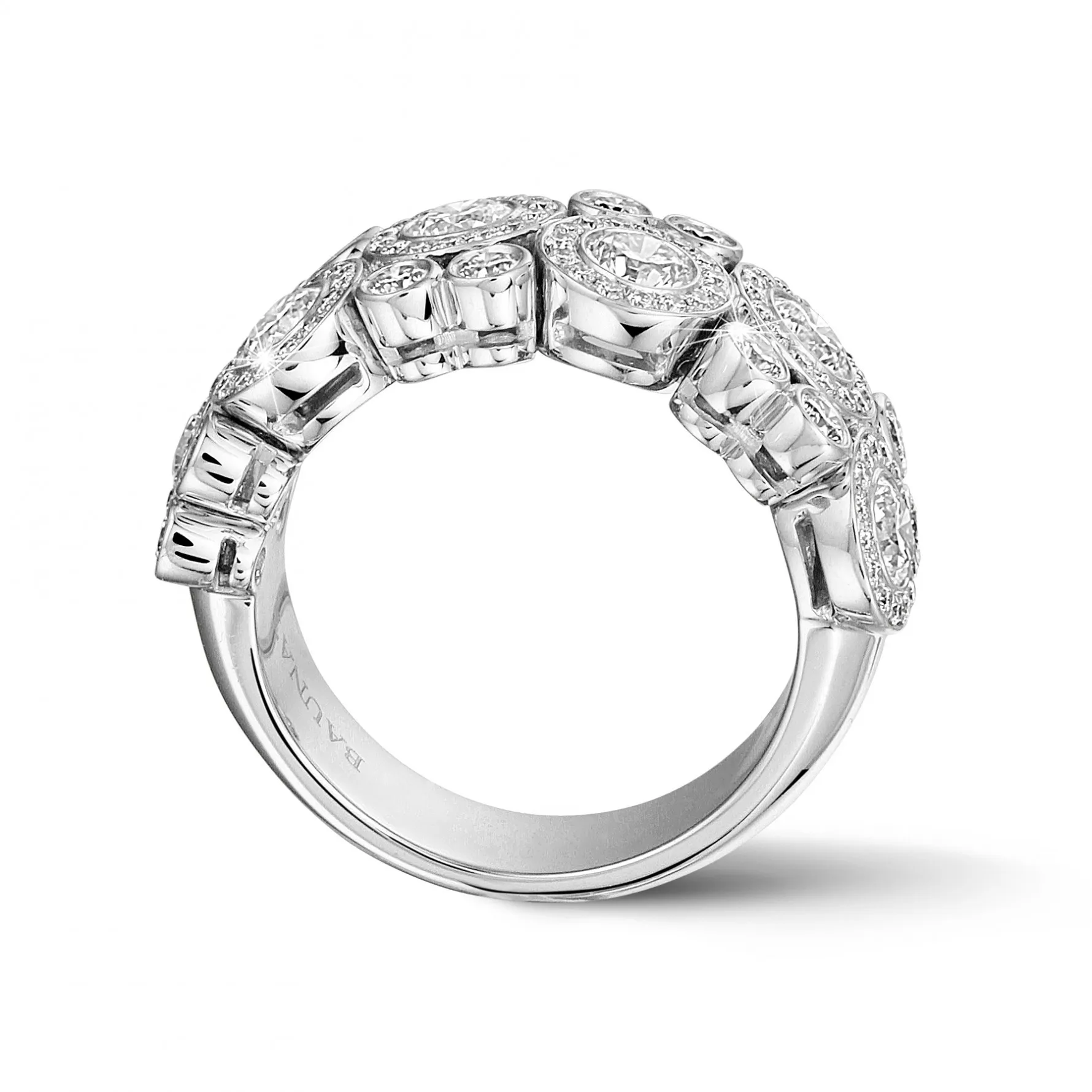 1.80 quilates anillo diamante en oro blanco 