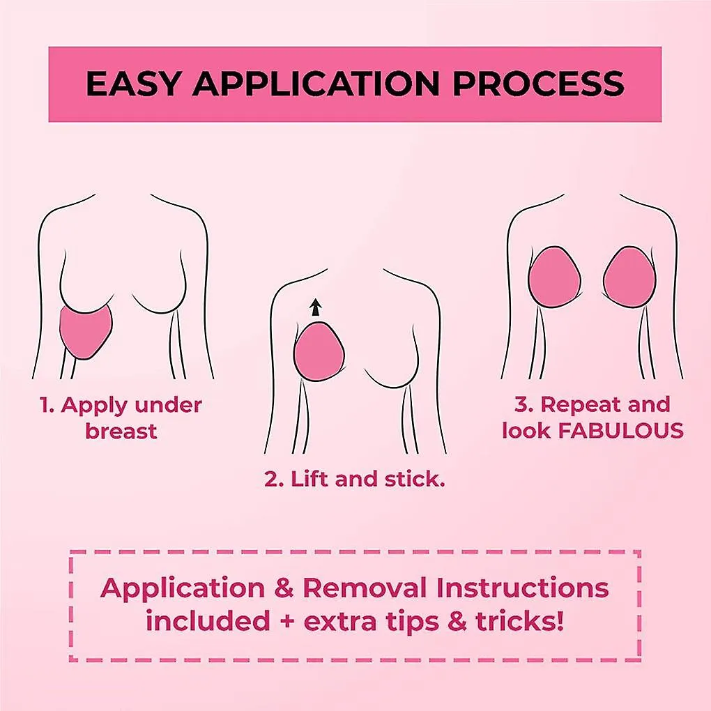 3 Pairs Women Breast Lift Tape Invisible Lifting Pad Stickers Clothes