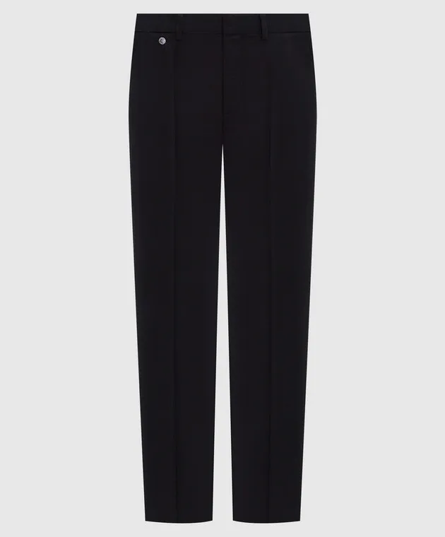 Agnona Black pants made of wool and cashmere