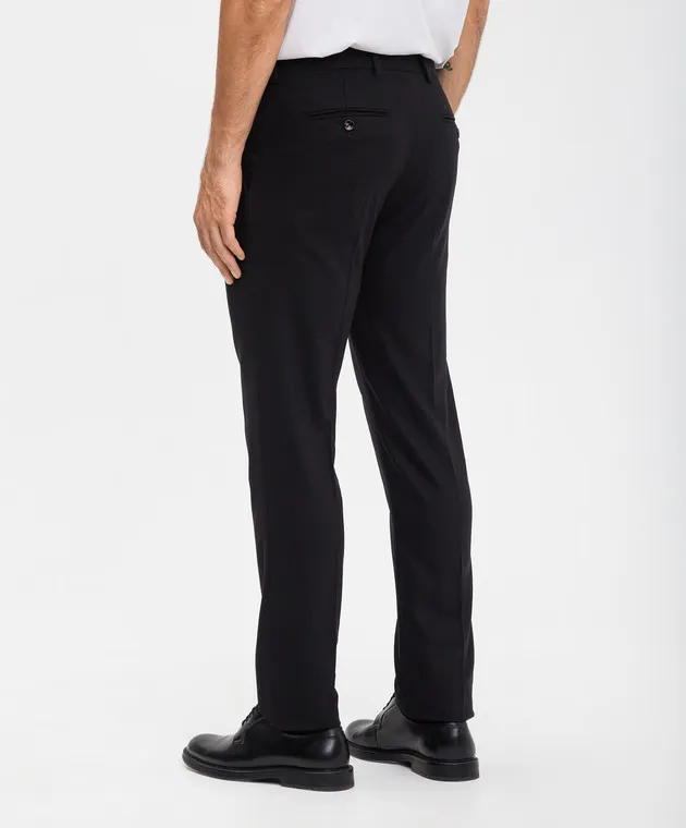 Agnona Black pants made of wool and cashmere
