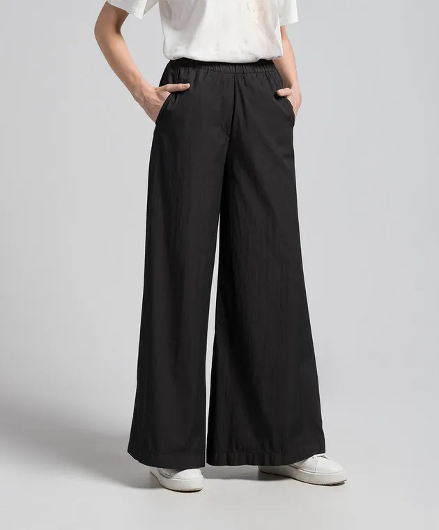 ANNECLAIRE Black flared pants