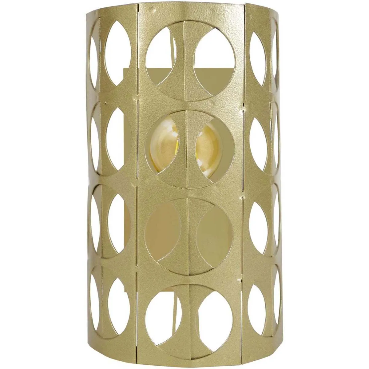 Aplique redondo metal oro