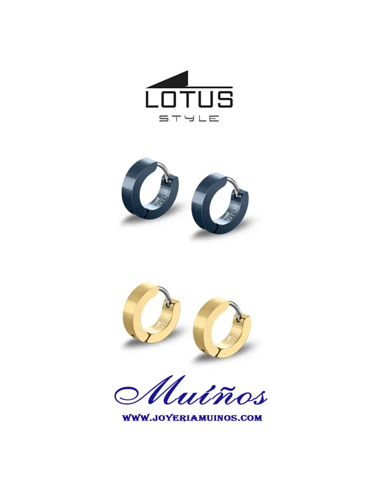 Aros Pendientes Hombre Lotus Style LS2160