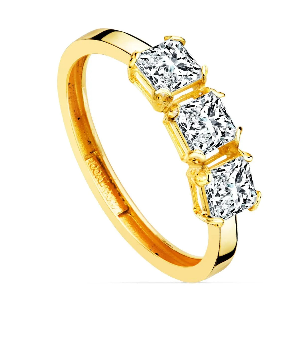 Bague Princesse Or Jaune 18K