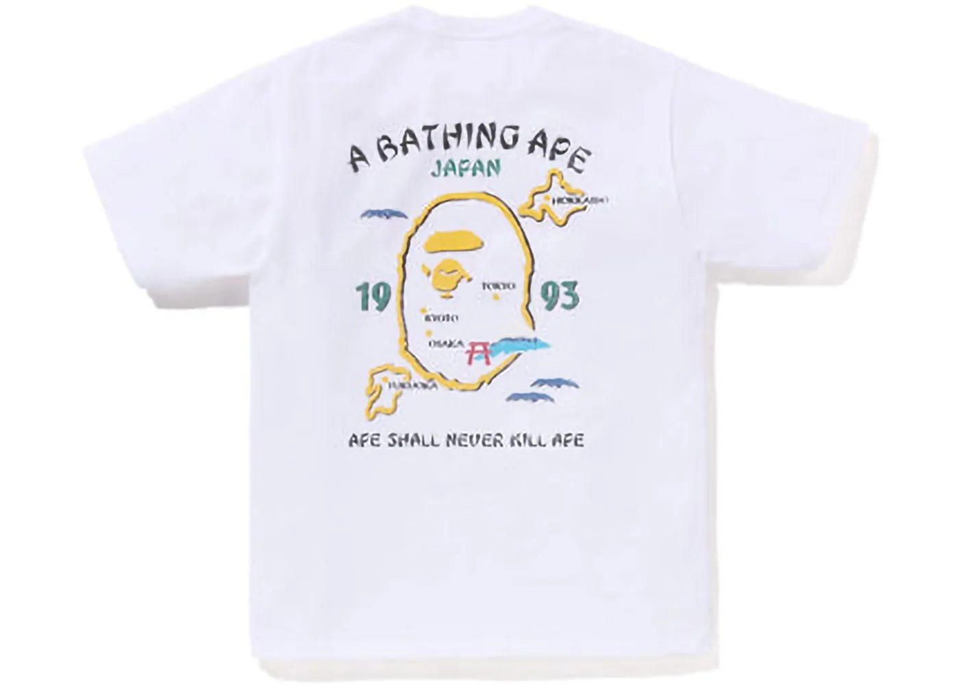 BAPE BAPE Japan Exclusive Japan Souvenir #2 Tee White