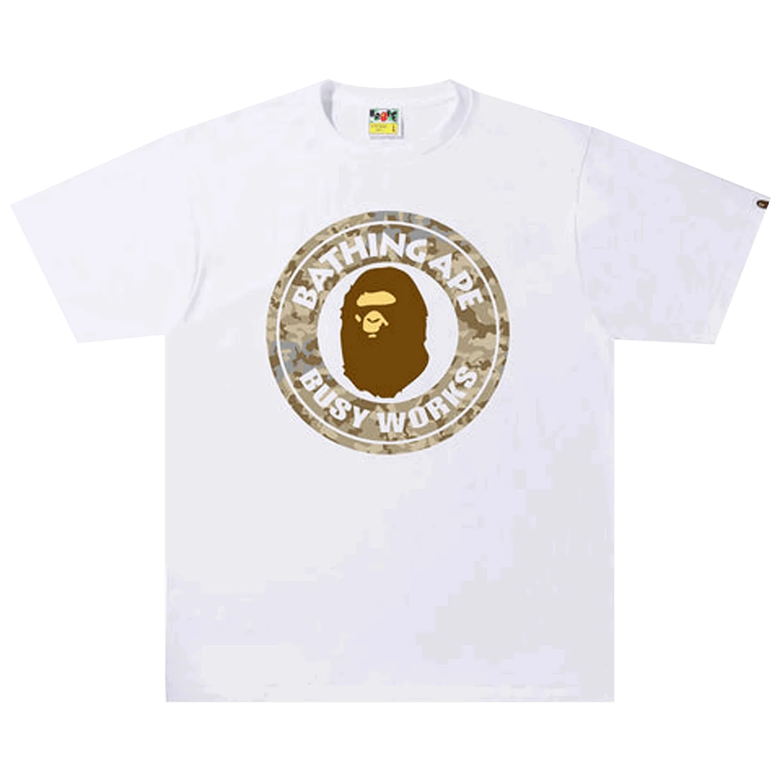 BAPE Sand Camo Busy Works Tee