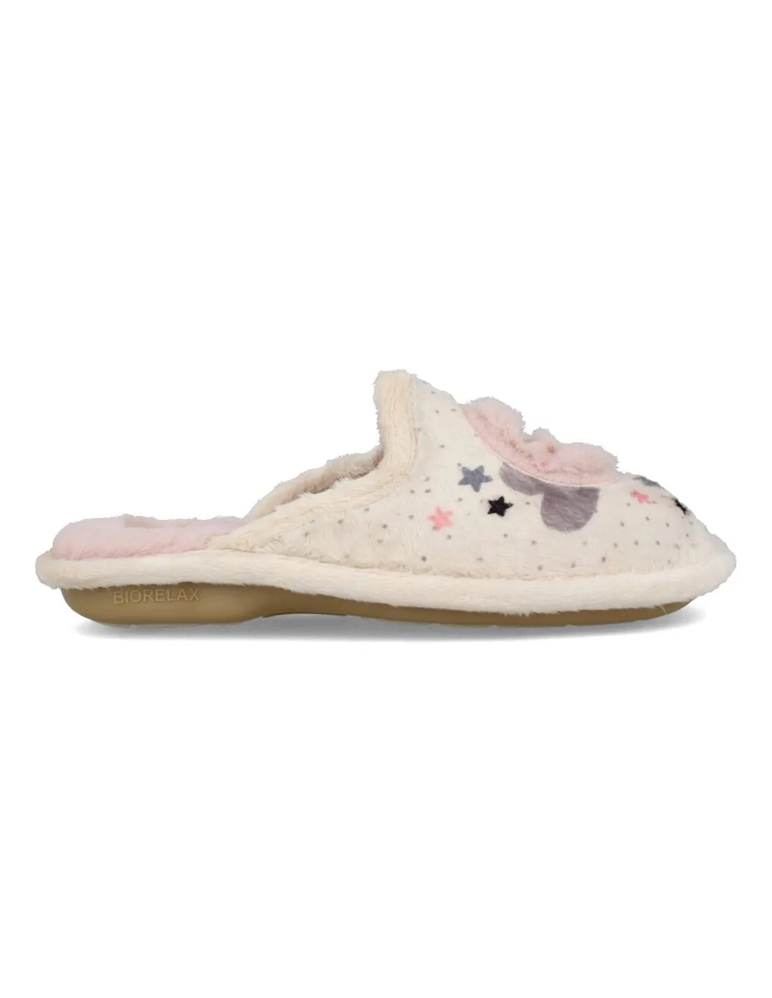 BIORELAX  ZAPATILLAS CASA LUNA ESTRELLA BEIGE