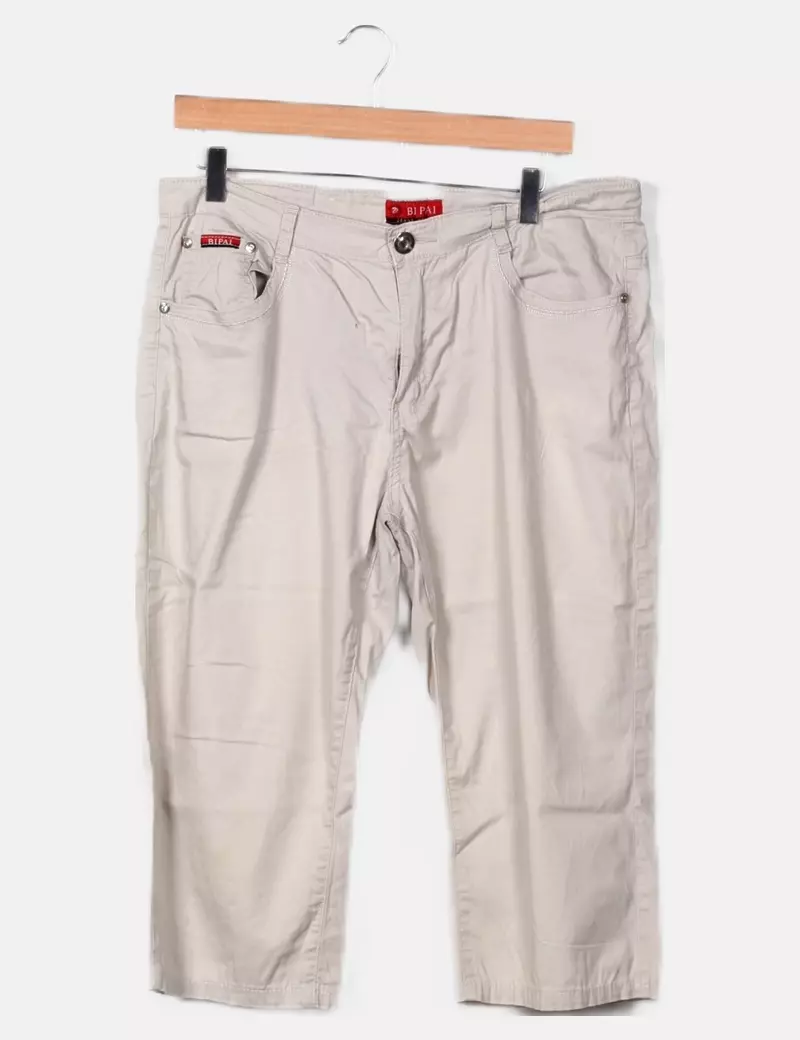 Bipai Pantalón básico gris