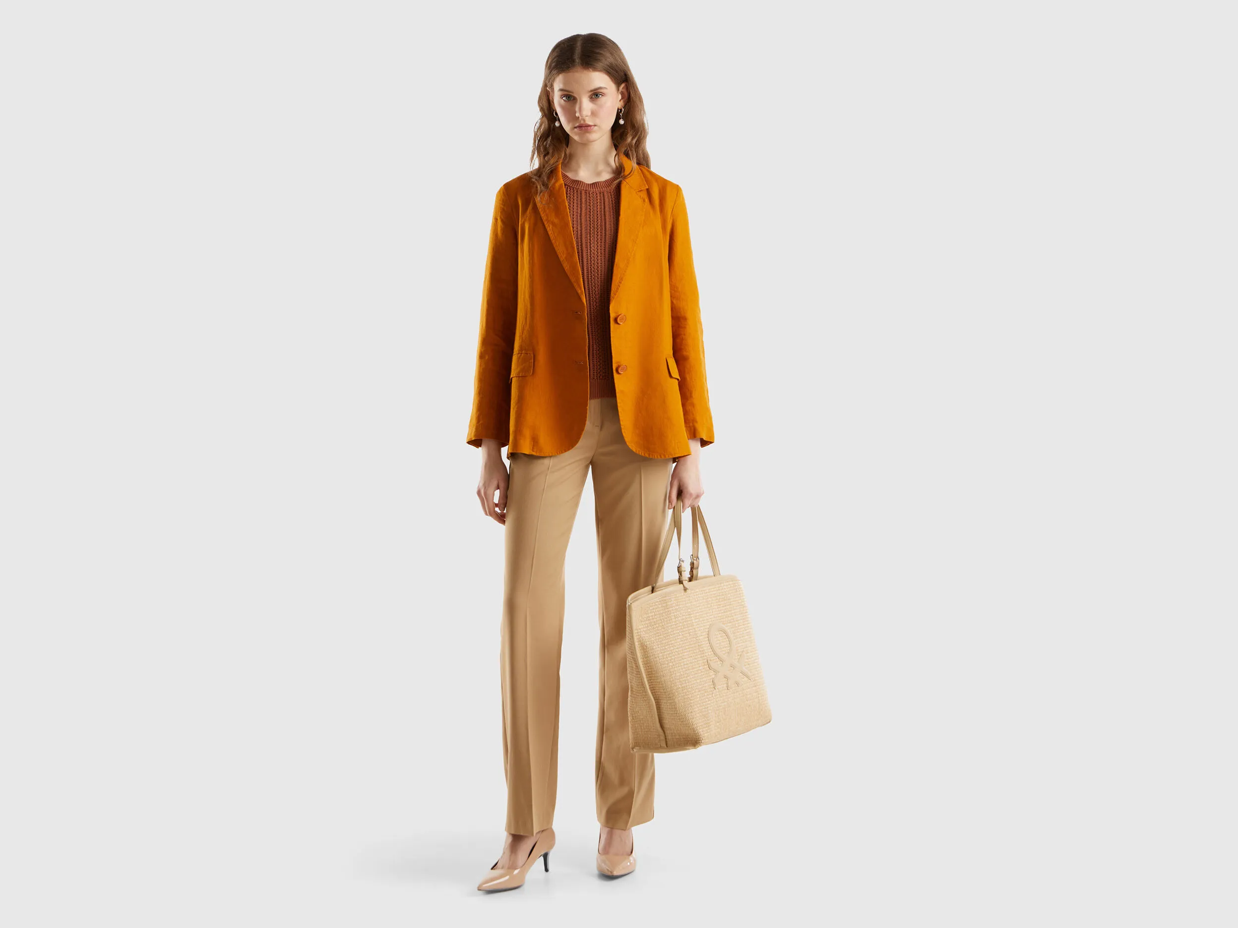 Blazer de puro lino