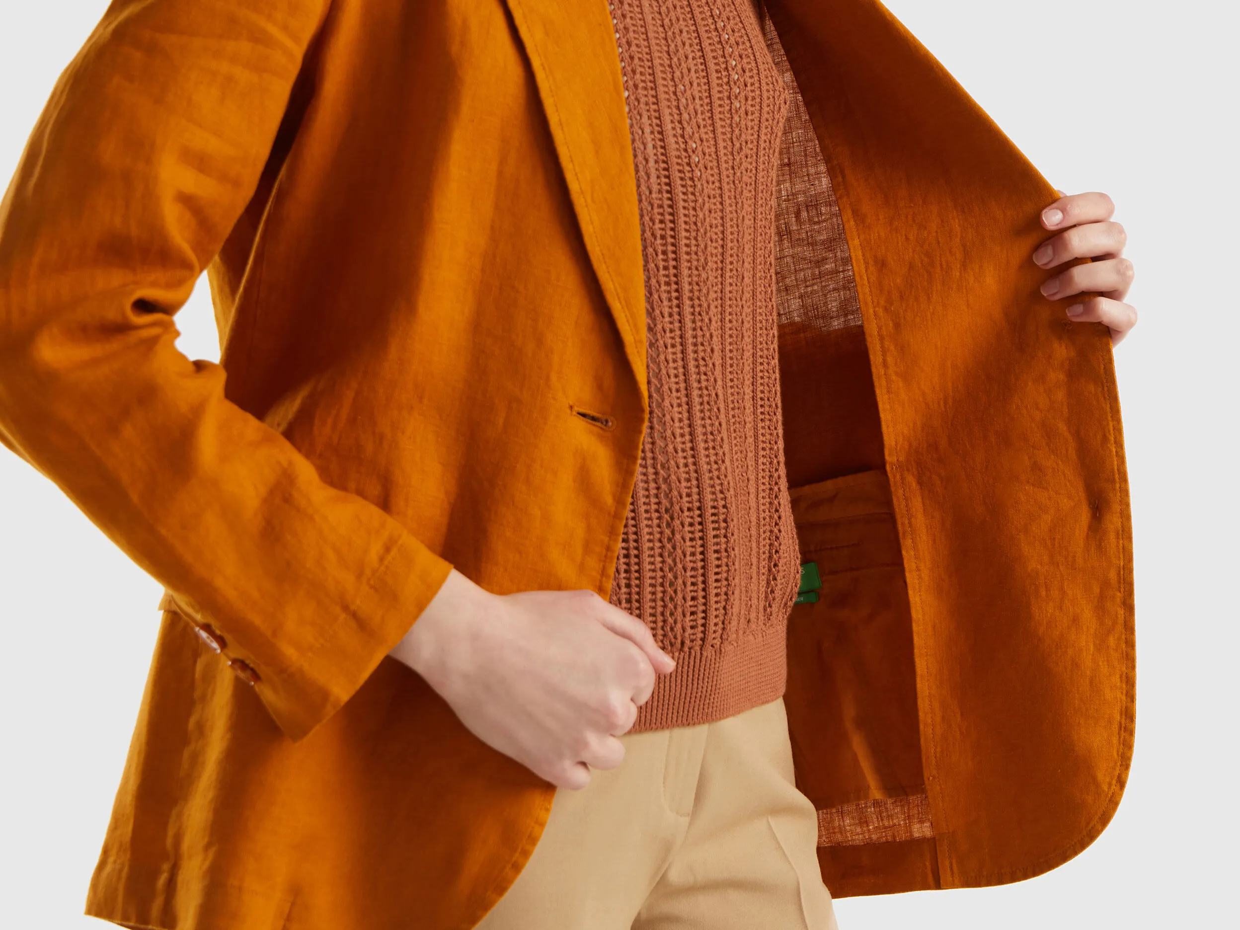 Blazer de puro lino