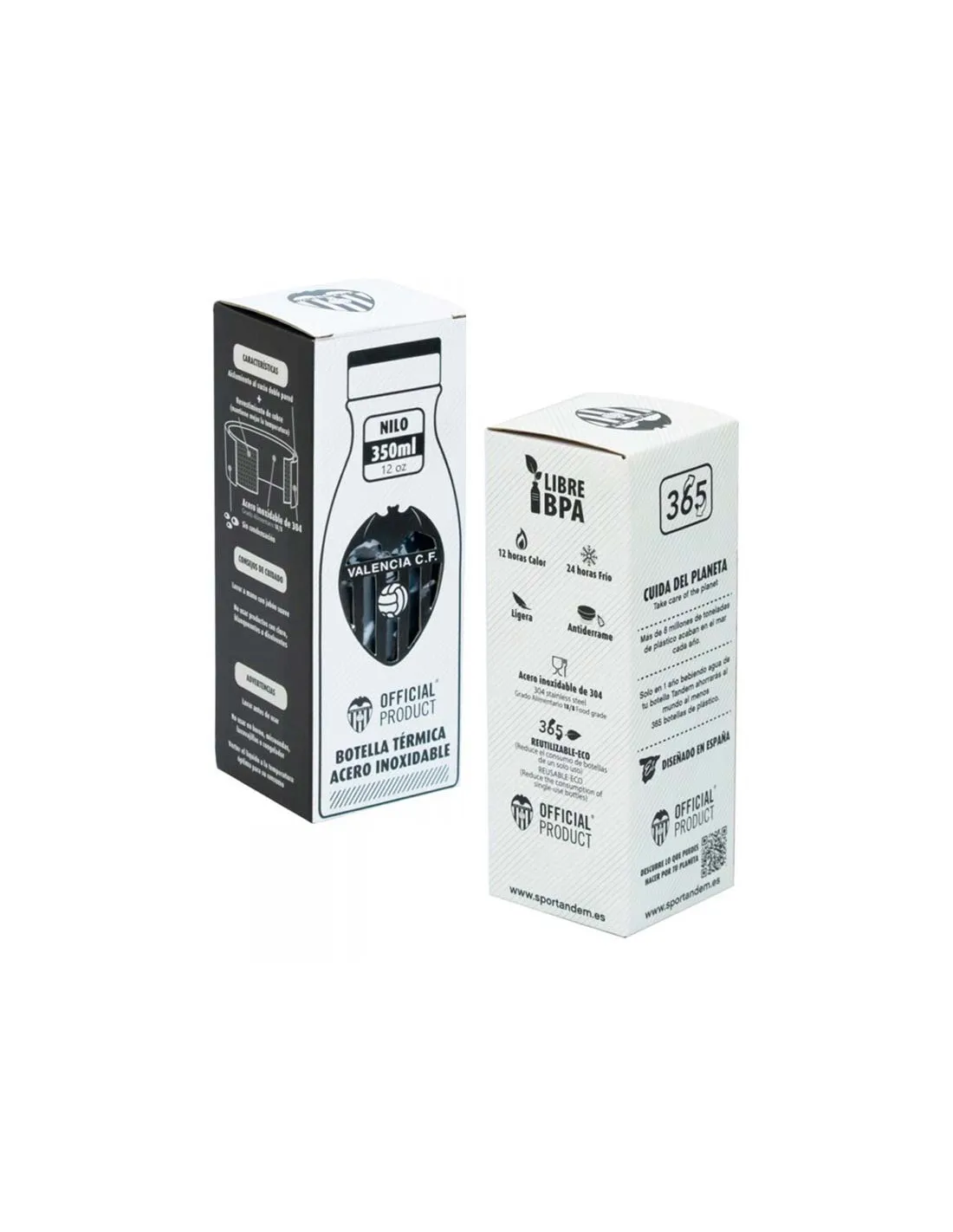 Botella térmica Valencia CF acero inoxidable 350 ml
