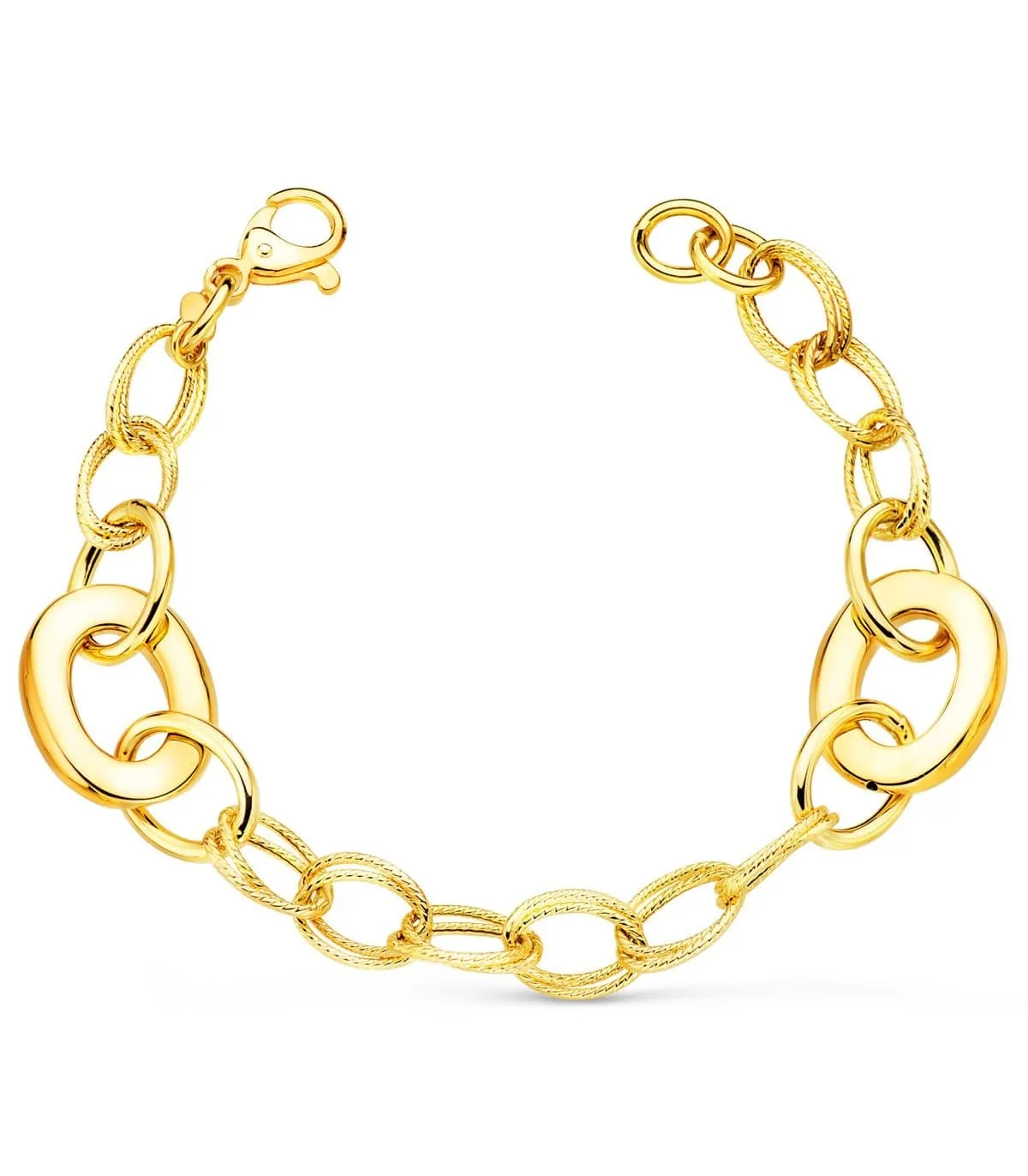 Bracelet or jaune 18K Maillons