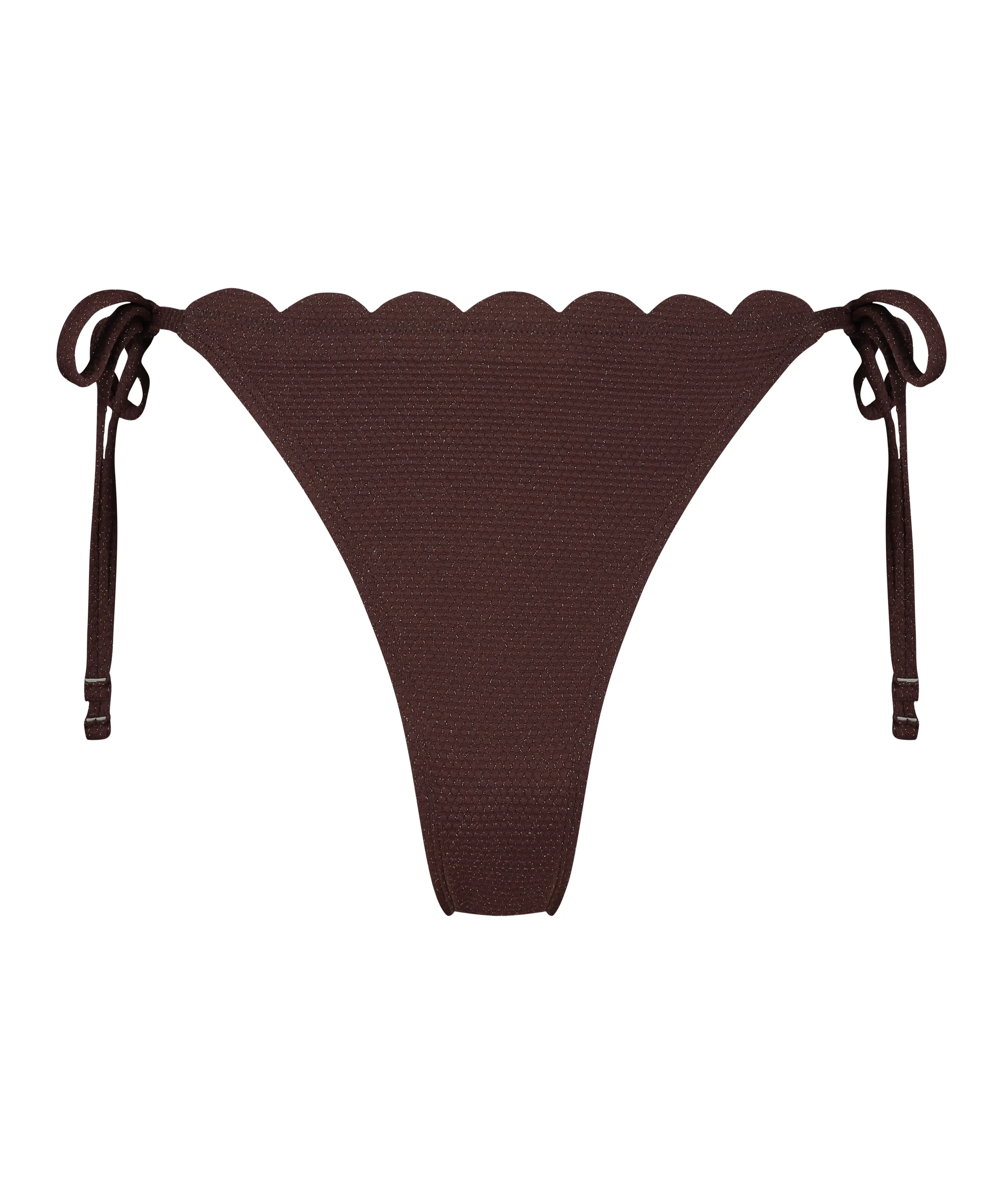 BRAGUITA DE BIKINI CHEEKY TANGA SCALLOP LUREX  MARR&OACUTE;N