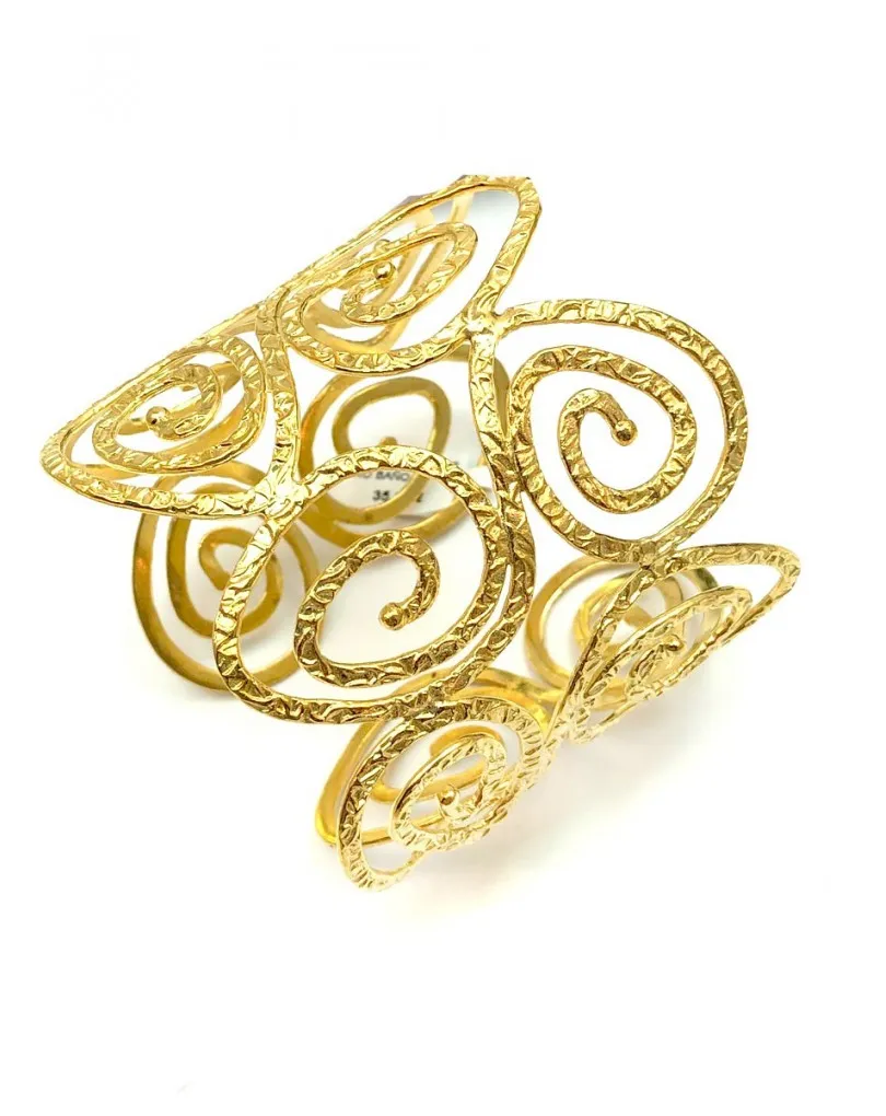 BRAZALETES MUJER ORO BAÑO, ORIGINALES Y MUY VISTOSAS