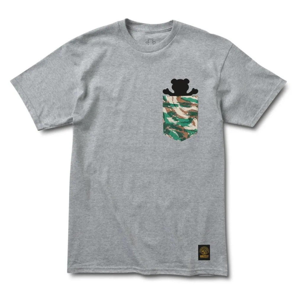 BRUSHED CAMO POCKET TEE