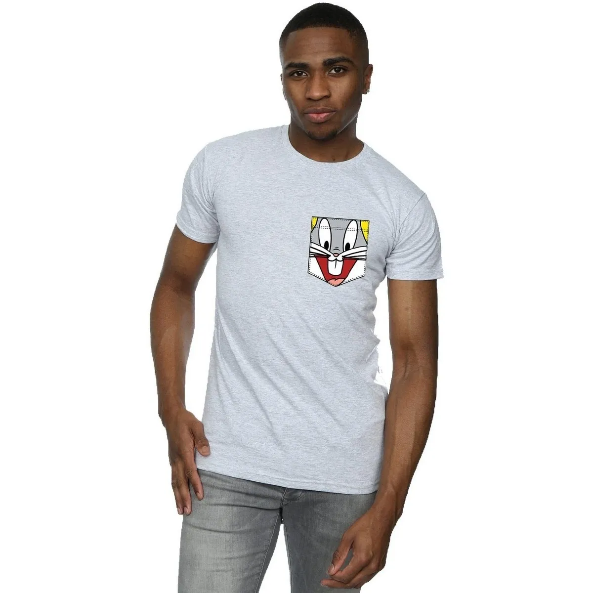 Bugs Bunny Face Faux Pocket