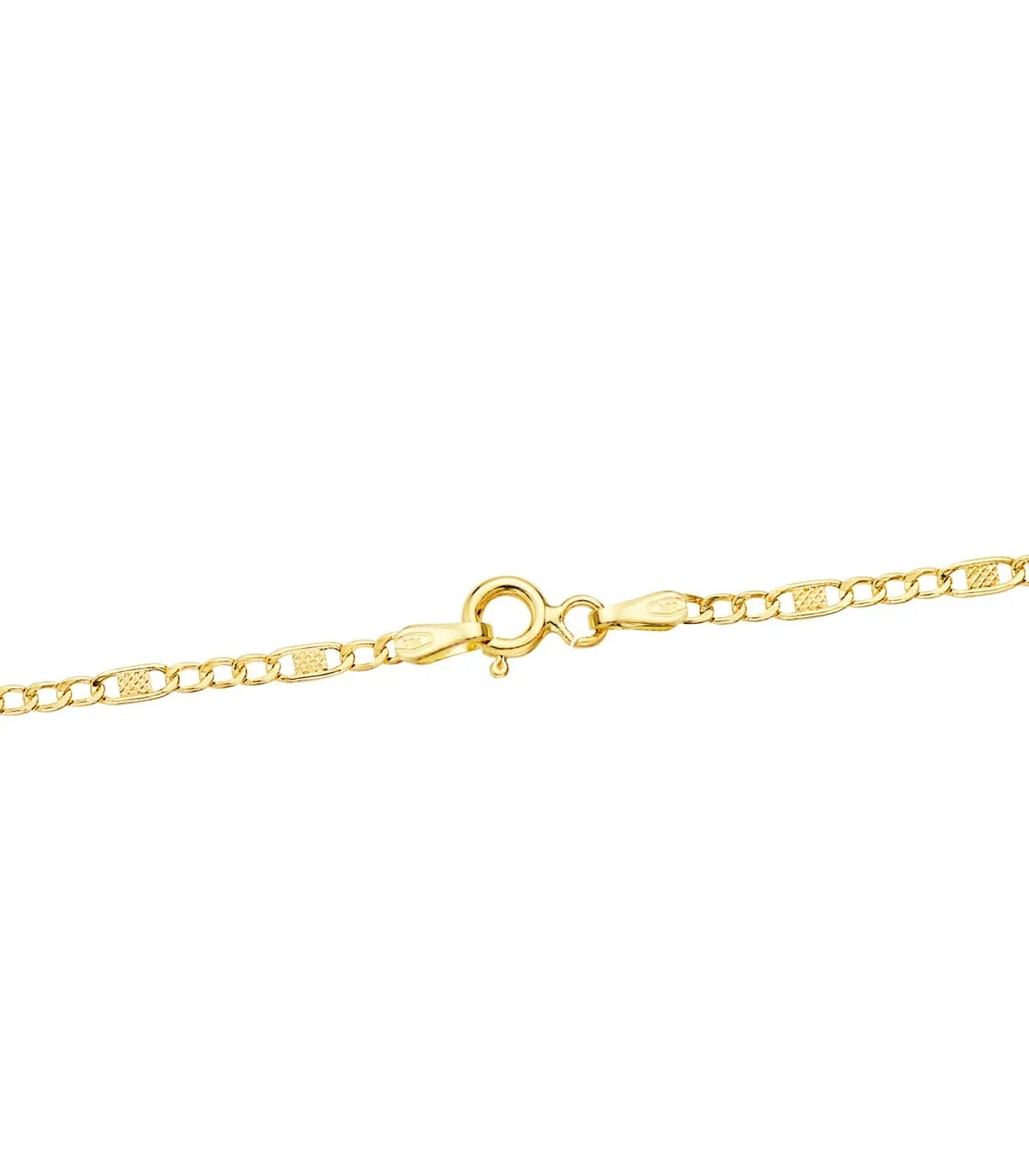 Cadena Ancla 3x1 Oro 18 K 50 cm 2 mm