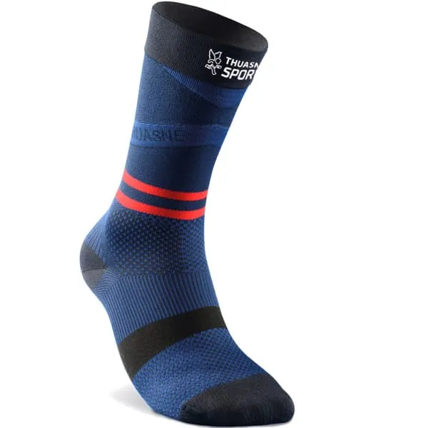 Calcetín de compresión THUASNE MID UP ACTIV RUNTRAIL M NOIR