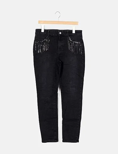 Calzedonia pantalón negro elástico