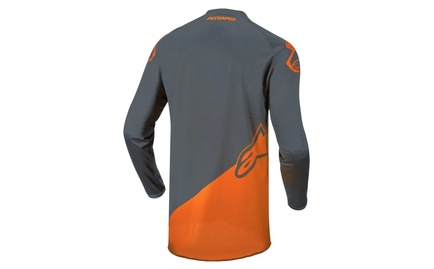 CAMISETA ALPINESTARS RACER SUPERMATIC ANTRACITA NARANJA |37615221440|