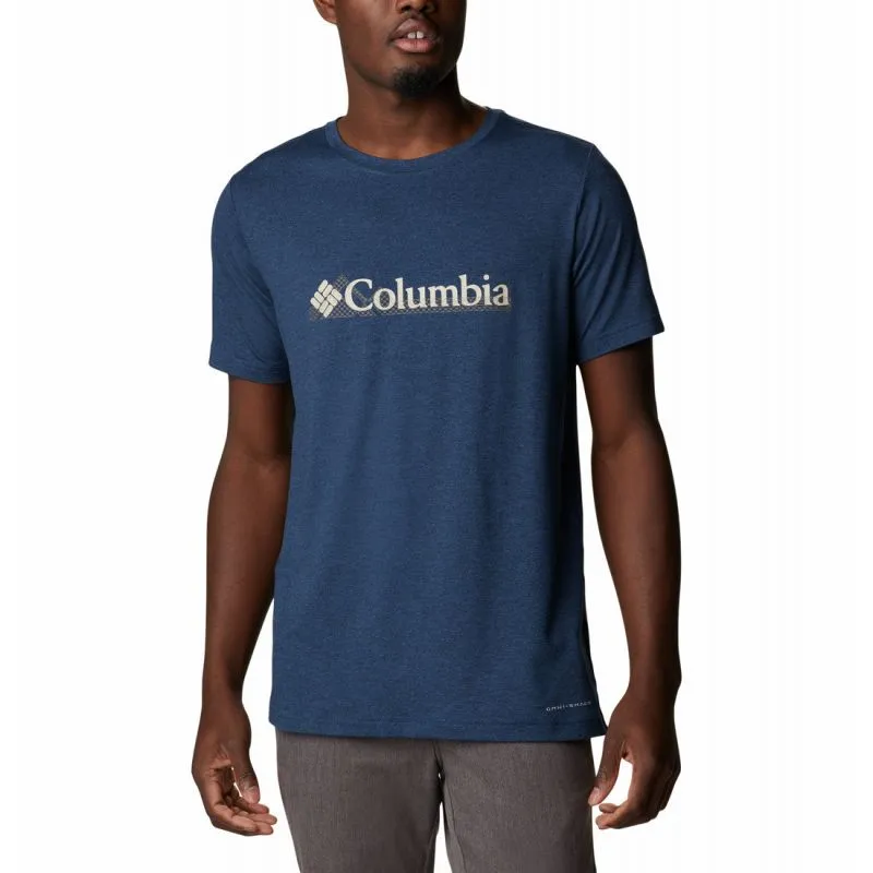 Camiseta Columbia Tech Trail Graphic para hombre (Collegiate Navy)