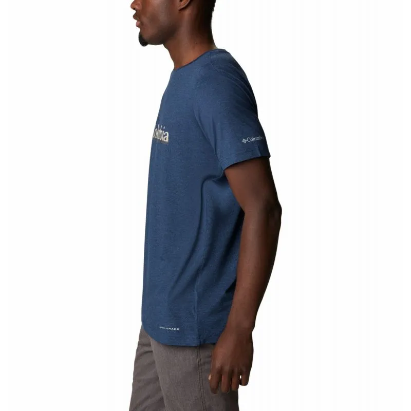 Camiseta Columbia Tech Trail Graphic para hombre (Collegiate Navy)
