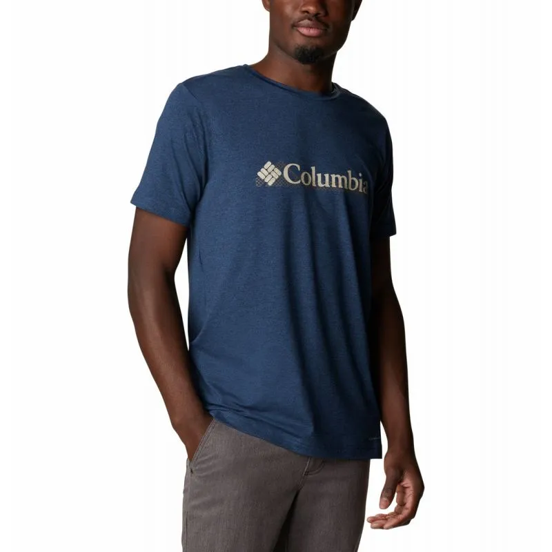 Camiseta Columbia Tech Trail Graphic para hombre (Collegiate Navy)