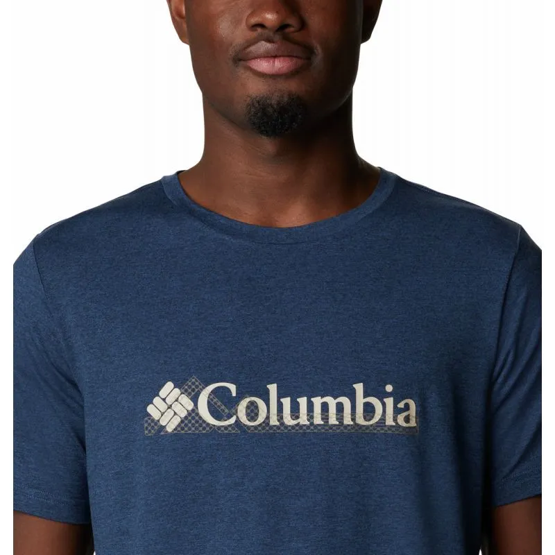 Camiseta Columbia Tech Trail Graphic para hombre (Collegiate Navy)