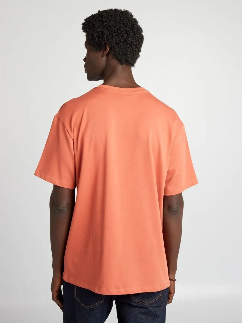 CAMISETA DE ALGODóN LISA  ROJO
