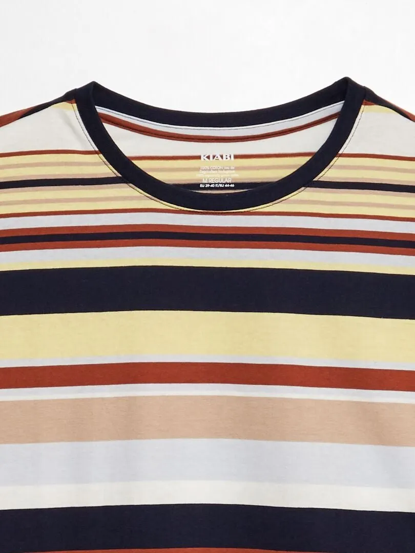 CAMISETA DE PUNTO  MARRON