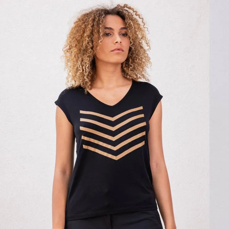 Camiseta HBT Justine Negro