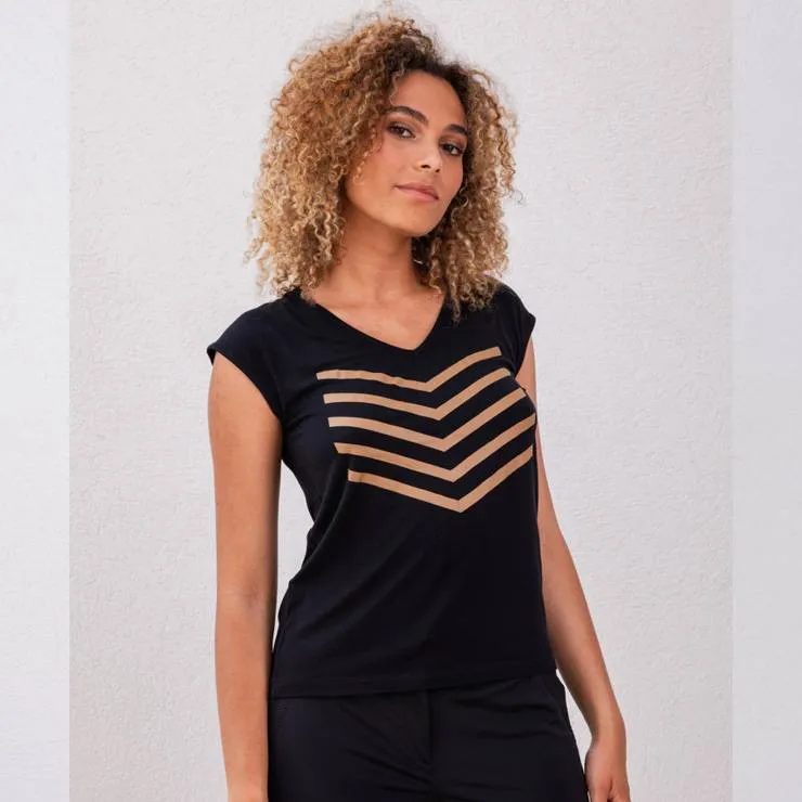 Camiseta HBT Justine Negro