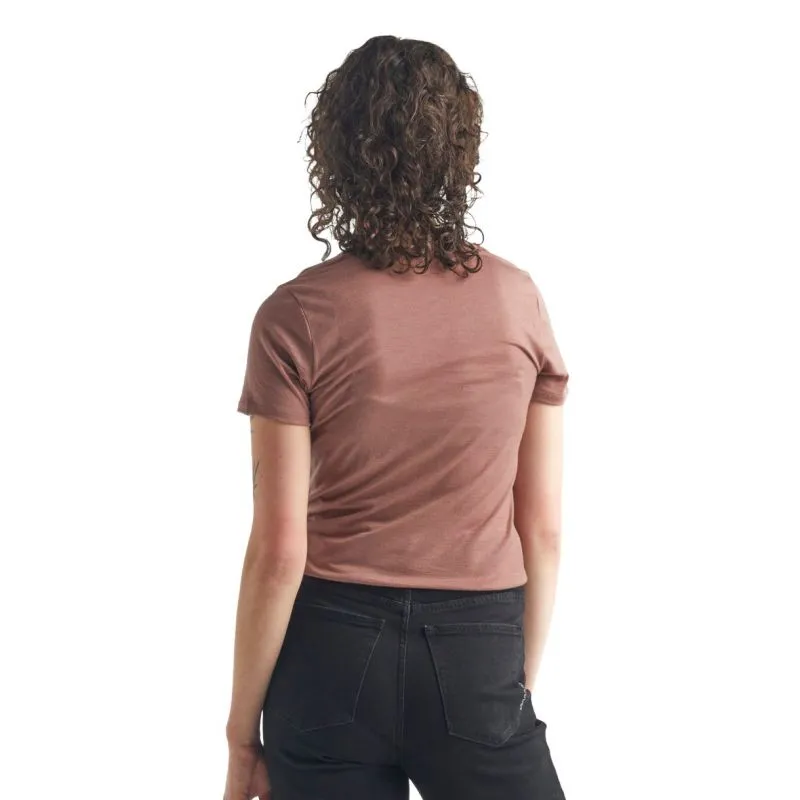 Camiseta Icebreaker Tech Lite Ss Scoop Tour Club 1995 para mujer (ante)