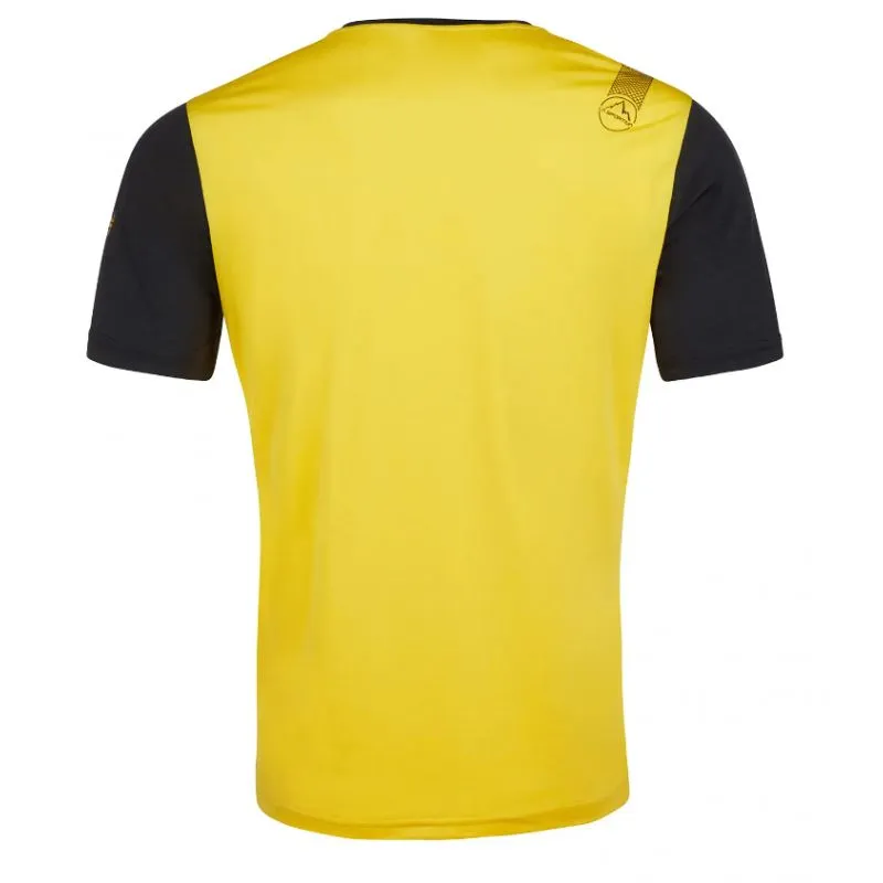 Camiseta Lasportiva Tracer (Negra/Amarilla) Hombre