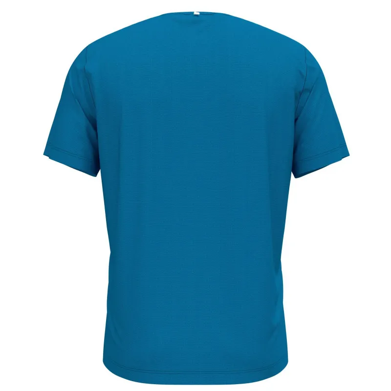 CAMISETA ODLO CORE LIGHT PRINT ODLO (AZUL JEWEL  PLACED PRINT) HOMBRE