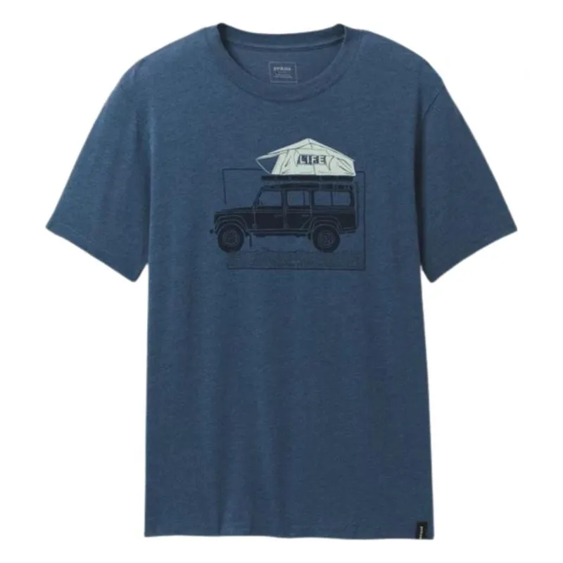 Camiseta Prana Camp Life Journeyman (Denim Heather) hombre