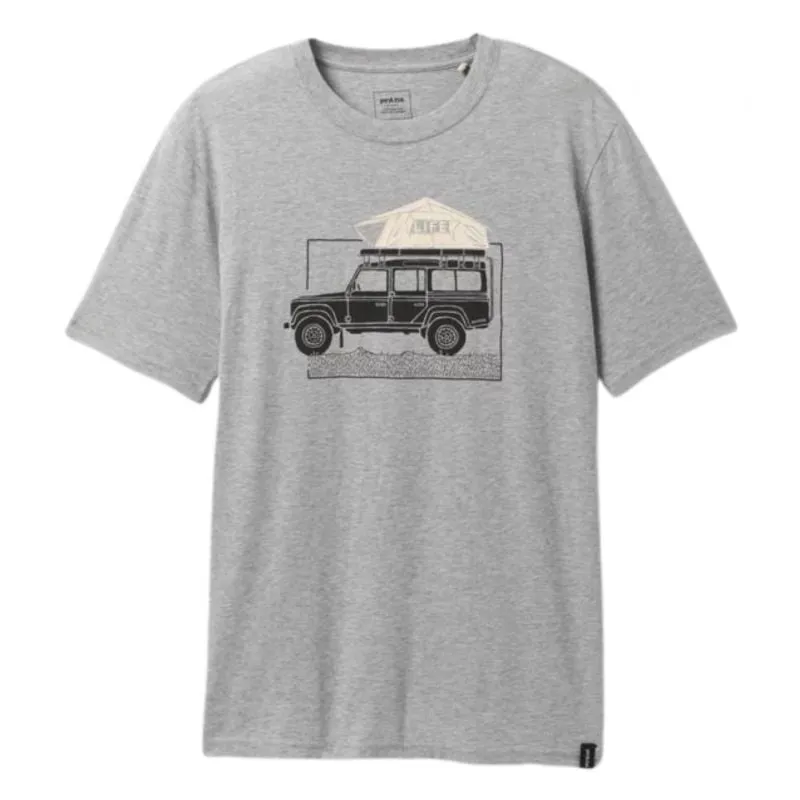 Camiseta Prana Camp Life Journeyman (Medium Heather Grey) hombre