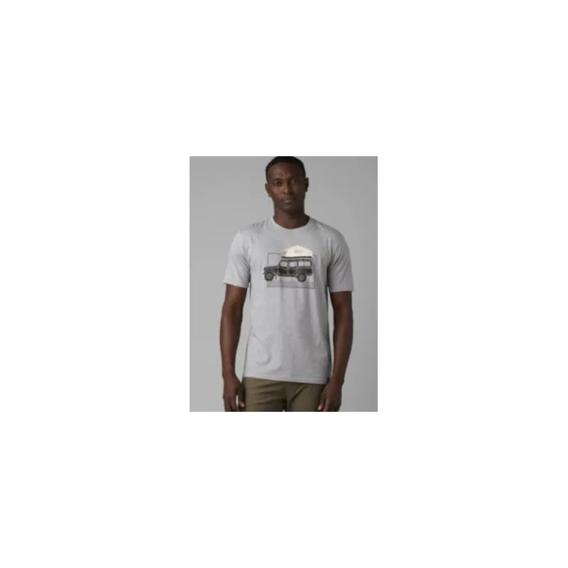 Camiseta Prana Camp Life Journeyman (Medium Heather Grey) hombre