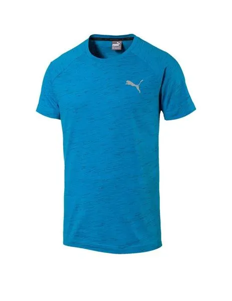 Camiseta Training Puma Evotripe Spaceknit  Azul