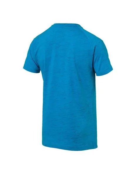 Camiseta Training Puma Evotripe Spaceknit  Azul