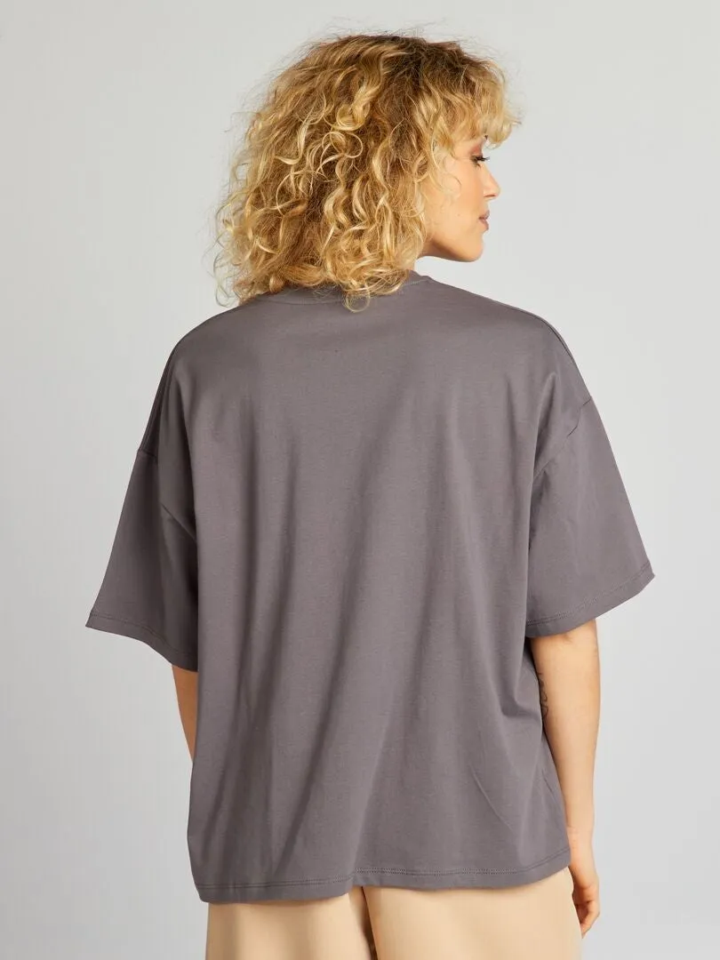 CAMISETA 'NIRVANA'  GRIS