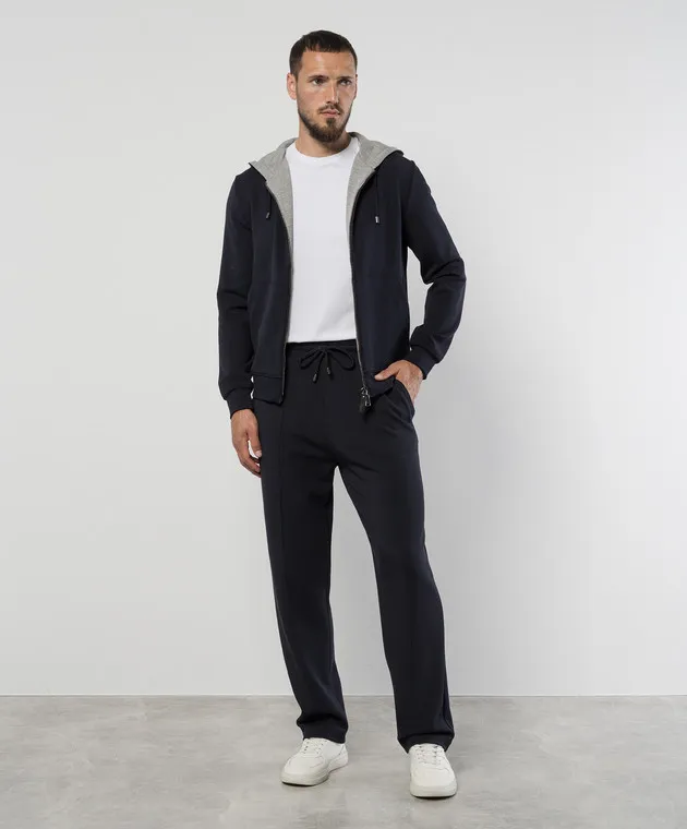 Canali Blue sports pants
