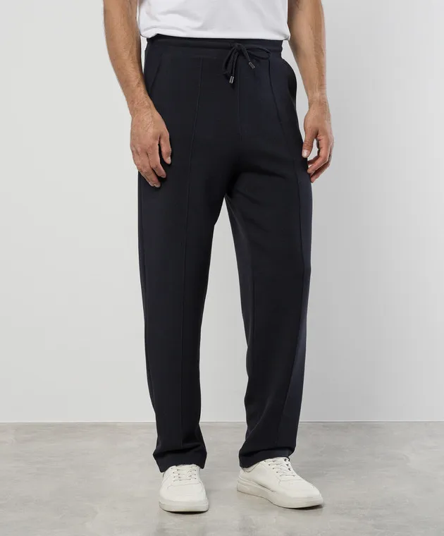 Canali Blue sports pants