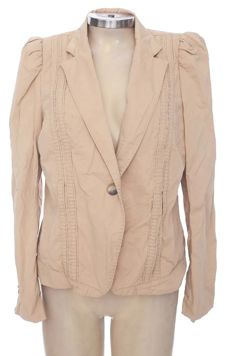 CHAQUETA / ABRIGO COLOR BEIGE  ZARA