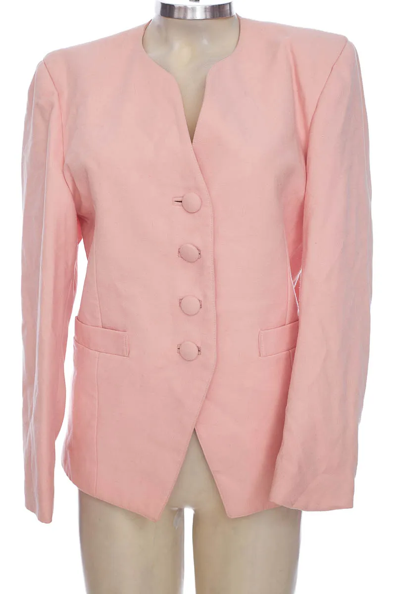CHAQUETA / ABRIGO COLOR ROSADO  CERRUTI