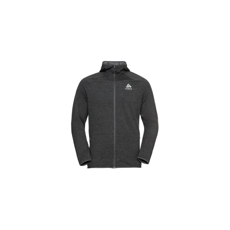 Chaqueta de media capa para hombre Odlo Run Easy 365 (negro Melange)