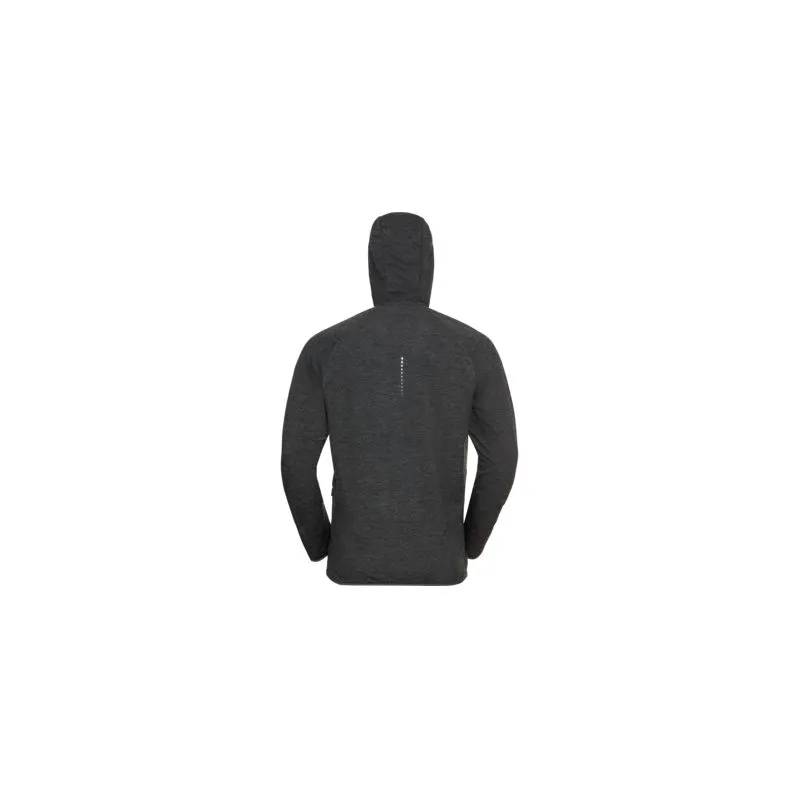 Chaqueta de media capa para hombre Odlo Run Easy 365 (negro Melange)