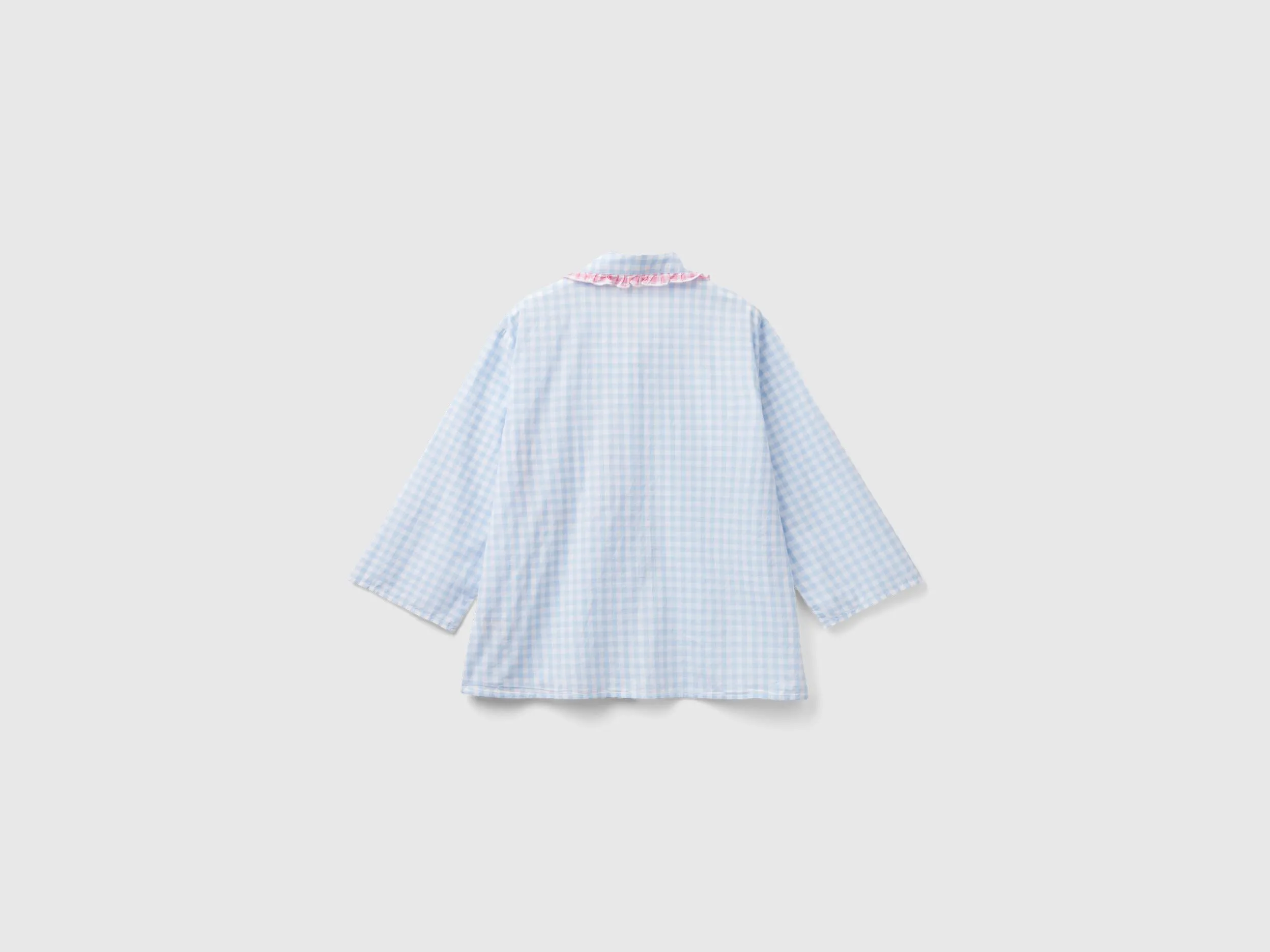 Chaqueta de pijama de cuadritos de Vichy