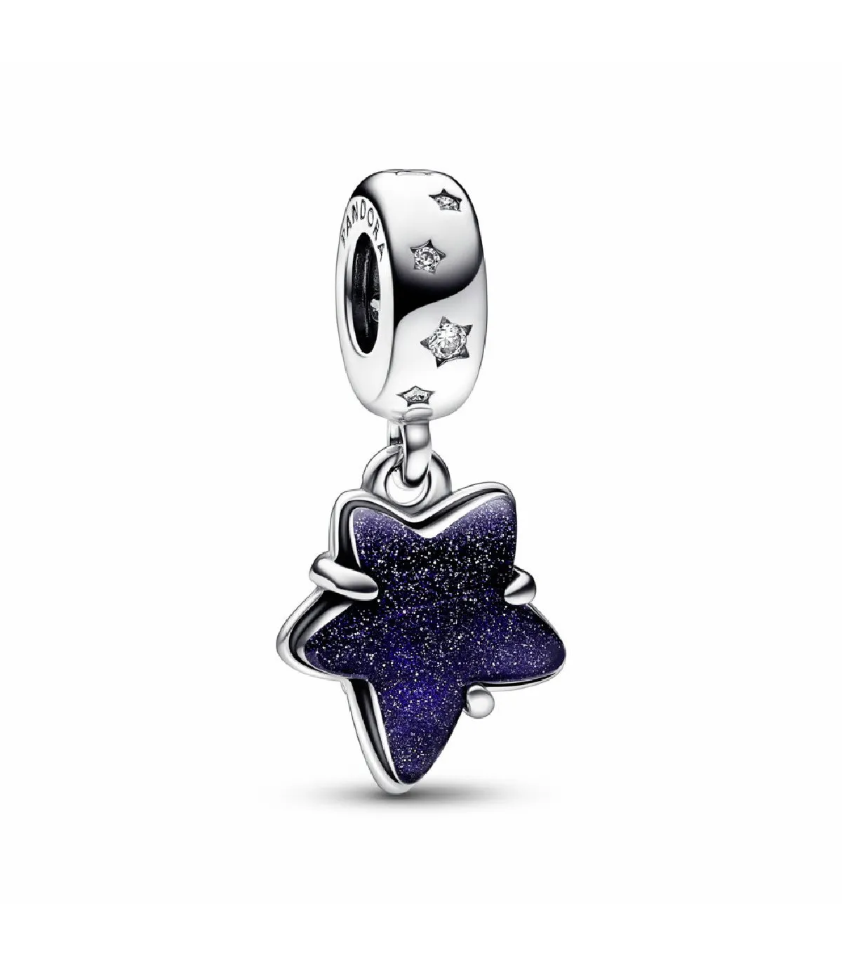 CHARM COLGANTE PANDORA DE MURANO ESTRELLA DE GALAXIA CELESTIAL  792368C01